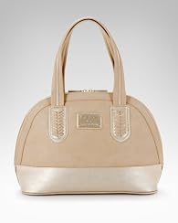 Chevron Colorblock Dome Satchel
