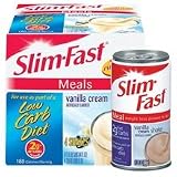 Slim Fast FC4541 Low Carb - Vanilla Cream - 11.5oz Cans - 4pk