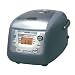 Sanyo ECJ-HC55H 5-1/2-Cup Micro-Computerized Rice Cooker and Slow Cooker, Grey