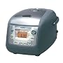Sanyo ECJ-HC55H 5-1/2-Cup Micro-Computerized Rice Cooker and Slow Cooker, Grey