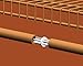 ClosetMaid 75651 SuperSlide Hanging Bar Connector, White, 2-Pack