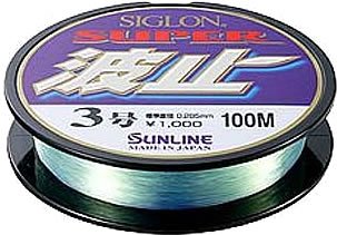 サンライン(SUNLINE) シグロン スーパー波止 100m ナチュラルグリーン 4号