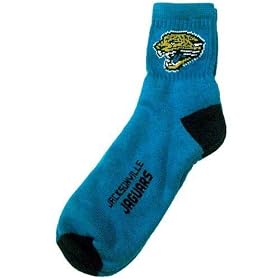 Jacksonville Jaguars Black (501) Cuff Socks