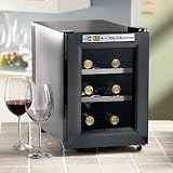The Wine Enthusiast 6-Bottle Wine Cellar - Graphite