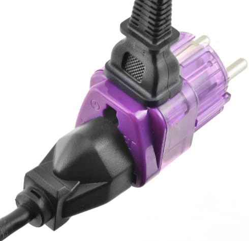 HIGH QUALITY AC POWER TRAVEL ADAPTER PLUG FOR BRAZIL / WITH DUAL PLUG-IN PORTS AND SURGE PROTECTION / GROUNDED