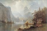 Bierstadt In The Mountains Poster GOTTA SEE! Art Huge - 24