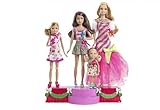 Mattel W2989 - Barbie, Zauberhafte Weihnachten, Singende Schwestern mit B&uuml;hne
