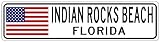 INDIAN ROCKS BEACH, FLORIDA - USA Flag Aluminum City Sign