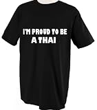 I'm Proud To Be A Thai Thailand Tshirt Tee Shirt Xl Red