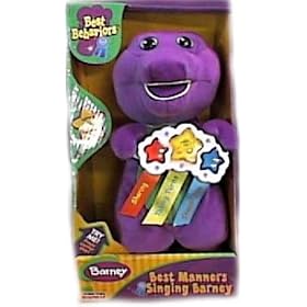 Click here to buy Barney Best Manners Singing Barney Doll.