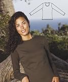 Ladies Supersoft 100% Cotton Fine Jersey Long Sleeve Tee