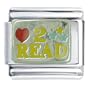 Heart 2 Read Italian Charm Bracelet