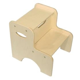 Click here to buy KidKraft Two Step Stool - Natural by KidKraft.