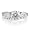Sterling Silver 3-Stone Round Cubic Zirconia CZ Ring - Women's Engagement Wedding Ring Size 5
