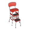 Cosco 11120RED1 Retro Chair/Step Stool, Red
