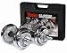40 Lb. York Chrome Adjustable Dumbbell Plastic Case Set
