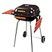 Kitchen & Housewares : Meco 4106 Black Charcoal Grill With Fold Down Side Tables