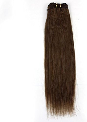 18"100g 100% Human Hair Extensions Virgin Remy straight hair weft#8
