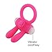 Vibrating Penis Ring, Tracy's Dog Vibrating Mini Silicone Rabbit Cock Ring Stimulator Sex Toy
