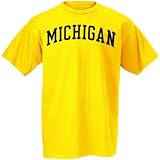 Michigan Wolverines Maize Arch Logo T-shirt