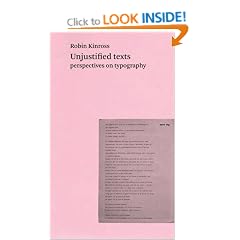 Unjustified Texts: Writing on Typography