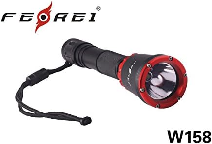 FEREI W158R Red 1*CREE XM-L2 LED 860 Lumen Diving light Waterproof Flashlight torch