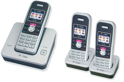 T-Com Sinus 30 Trio DECT schnurloses Telefon mit zwei zusätzlichen Mobilteilen