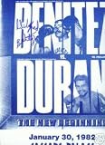 WILFRED BENITEZ AUTOGRAPHED BOXING BENITEZ - DURAN POSTER (BOXING)