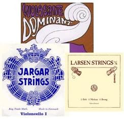 Thomastik Spirocore Custom Cello String Sets Jargar A and D, Spirocore Chrome G and C - Medium