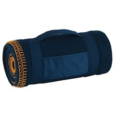 Picknickdecke aus weichem Fleece 180 x 120 in Blau
