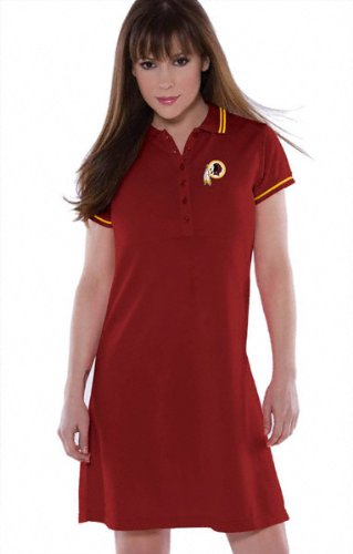 Washington Redskins Women's Pique Polo Dress - by Alyssa Milano