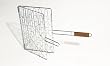 Outset QC73, Flex Grill Basket w/rosewood handle (chrome/25")