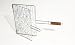 Outset QC73, Flex Grill Basket w/rosewood handle (chrome/25