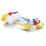 Nuby 2 Pack Bottle Brush With Sponge, Colors May Vary