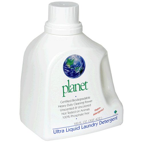 Planet Ultra Liquid Laundry Detergent, Case Pack, Four - 100 Fluid Ounce Bottles (400 Fluid Ounces)