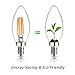 Volare-HK 4W 2700K Torpedo Shape Dimmable LED Candelabra Bulb, Warm White, Pack of 4
