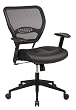 Mid Back Air Grid Chair with Lumbar Support