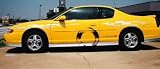 The Racing Donut Car Nascar Static Cling Sticker