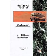 Range Rover Official Workshop Manual: 1995-2001