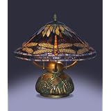 Tiffany-style Dragonfly Mosaic Table Lamp