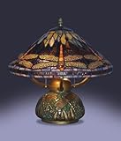 IMAGE OF Tiffany-style Dragonfly Mosaic Table Lamp