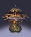 Tiffany-style Dragonfly Mosaic Table Lamp