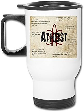 Quiet Interesting Atheist Tee Coffee Cup Aluminum
