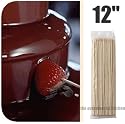 1,200 NEW 12" CHOCOLATE FOUNTAIN / KEBAB KABOB BAMBOO SKEWERS