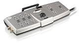 Philips SPP7355WC 10-Outlet Resettable Surge Protector (Silver)