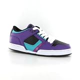 Osiris Nyc 83 Low Purple Black Leather Womens Trainers