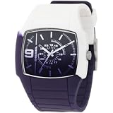 Diesel Watches Unisex Color Domination Purple and White Analog Watch