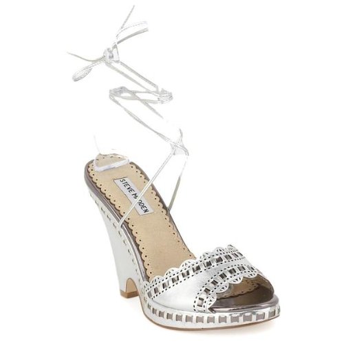 Steve Madden Tyee Silver sandals