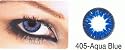non Prescription Color Contact Lenses Extra Ordinary - Aqua Blue