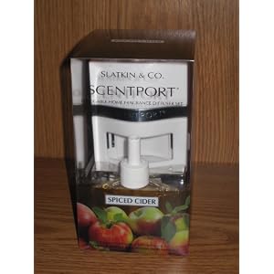 Slatkin and Co Scentport Spiced Cider Pluggable Home Fragrance Diffuser Set